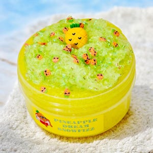 Pineapple Snowfizz slime bingsu slime crunchy slime for relaxation slime for asmrsounds slime for birthday slime gift slime shop Australia