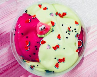 Watermelon slime butter Slime for kid slime gift for birthday slime for watermelon lover slime fluffy slime made in Australia slime shop