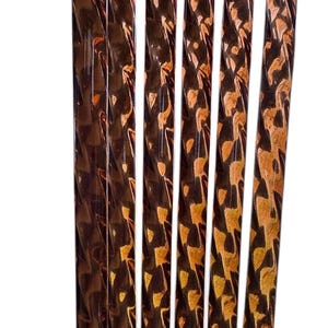 BROWN jewel look straws-Multiple sizes! image 3