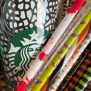 Custom-Starbucks-Halloween-Coffee cup/tumbler gift set