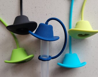 Cowboy Hat Straw Topper: 10mm Wide Straw Accessory