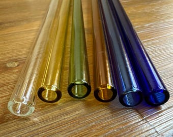 Fragile „GLAS“ Stroh-12 ”10 mm Eco freundliche Strohhalme