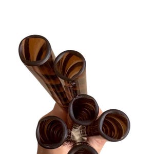 BROWN jewel look straws-Multiple sizes! image 5