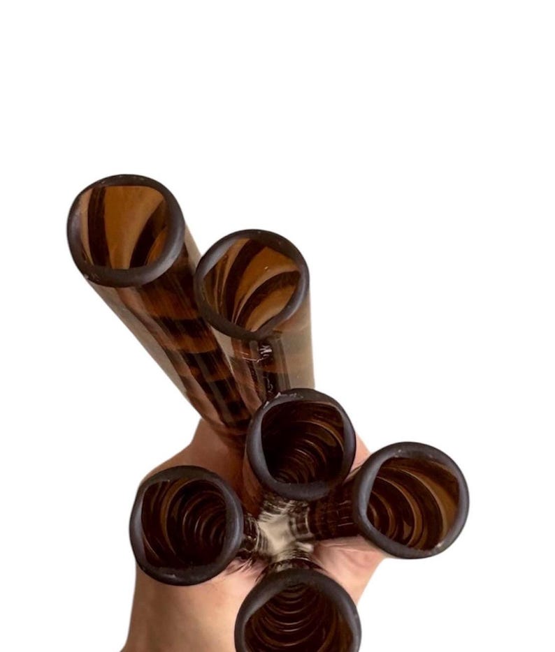 BROWN jewel look straws-Multiple sizes! image 5