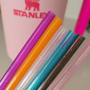 12” glitter straws