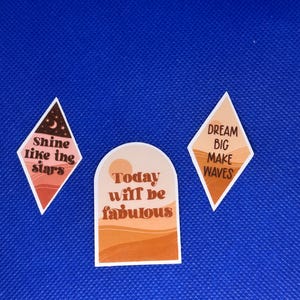 Stickerbundel Positive Vibes - verpakking van 3
