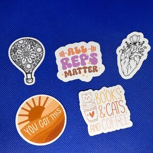 Verschiedenes Sticker Bundle - 5er Pack