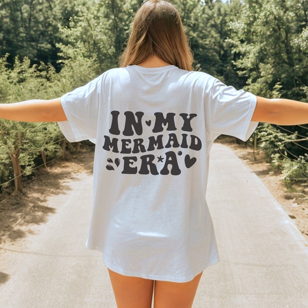 In My Mermaid Era SVG/PNG, Mermaid Era Png, Mermaid Lover Cut File Design, For Sublimation, Cricut, T-Shirt, Iron On, Commercial Use