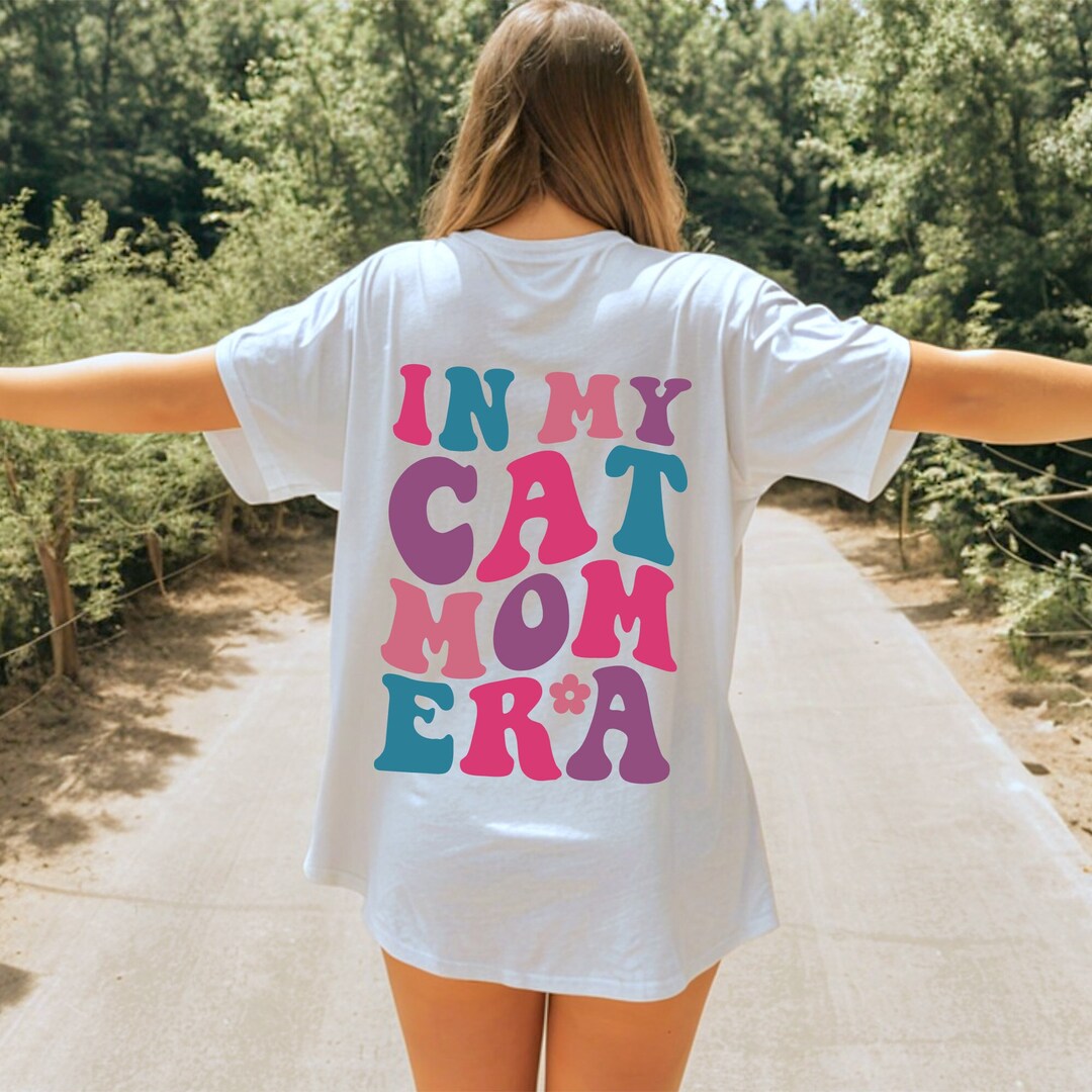 In My Cat Mom Era Svg/png, Cat Mama Cut File Design, Cat Lover Svg, for