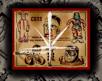 A Christmas Story Tattoo Flash Sheet