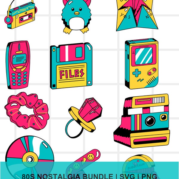 80s New Wave Svg - Etsy