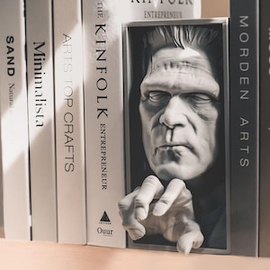 Frankenstein Monster Book Nook Shelf Decoration Decor Bookend Bookshelf Insert