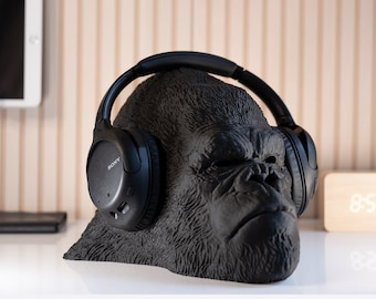 King Kong Headphone Stand Holder Audio Gaming Gear Headset Display Stand Headpiece