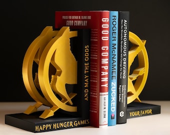 Hunger Games Mockingjay Bookends Book Nook Shelf Decoration Decor Bookend Bookshelf Insert
