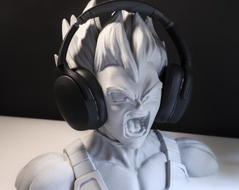 Vegeta  Headphone Stand Holder Audio Gaming Gear Headset Stand Headpiece