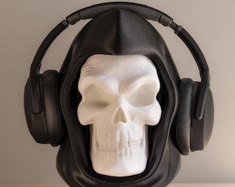 Grim Reaper Headphone Stand Holder Audio Gaming Gear Headset Display Stand Headpiece