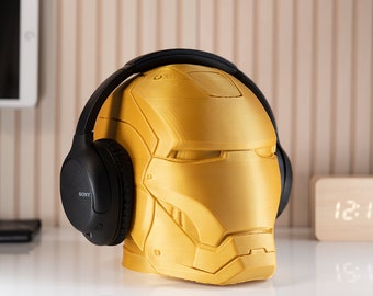 Iron Man Headphone Stand Holder Audio Gaming Gear Headset Stand Headpiece