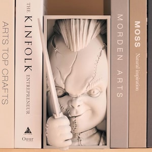 Chucky Book Nook Shelf Decoration Decor Bookend Bookshelf Insert