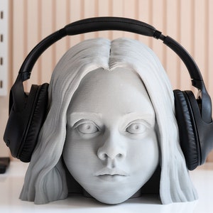 M3gan Megan Doll Headphone Stand Holder Audio Gaming Gear Headset Stand Headpiece