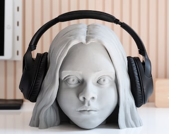 M3gan Megan Doll Headphone Stand Holder Audio Gaming Gear Headset Stand Headpiece