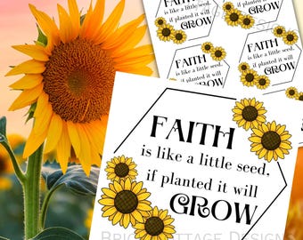 Faith Printable, LDS Faith Printable Handout, Religious Handout, Church ...