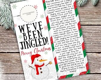 You've Been Jingled Game: Neighbor Christmas Treat Exchange (Digital Download)