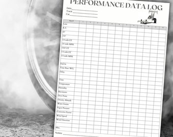 Registro dati sulle prestazioni delle gare di accelerazione (download digitale)