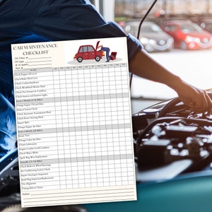 Car Maintenance Checklist| Vehicle Maintenance Log| Seasonal Maintenance Tracker| Car Repair| Instant Download| Digital Prints|