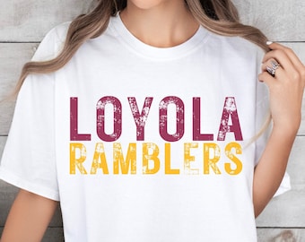 Ramblers Comfort Colors T-Shirt - Elevate Your College Spirit with Cozy Style | Graduation Gift Gift | Grad Gift for Her| Bed Party Gift