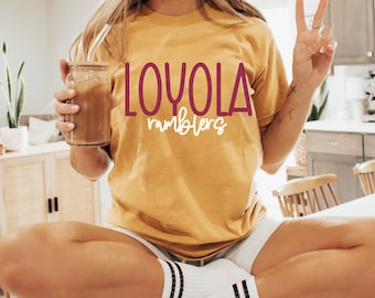 Ramblers Comfort Colors T-Shirt - Elevate Your College Spirit with Cozy Style! | Graduation Gift Gift | Grad Gift for Her| Bed Party Gift