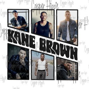 Kane Brown png, Kane Brown shirt, band tee, country, music, singer, digital, dtf design, print, retro, sweatshirt, sublimation, western