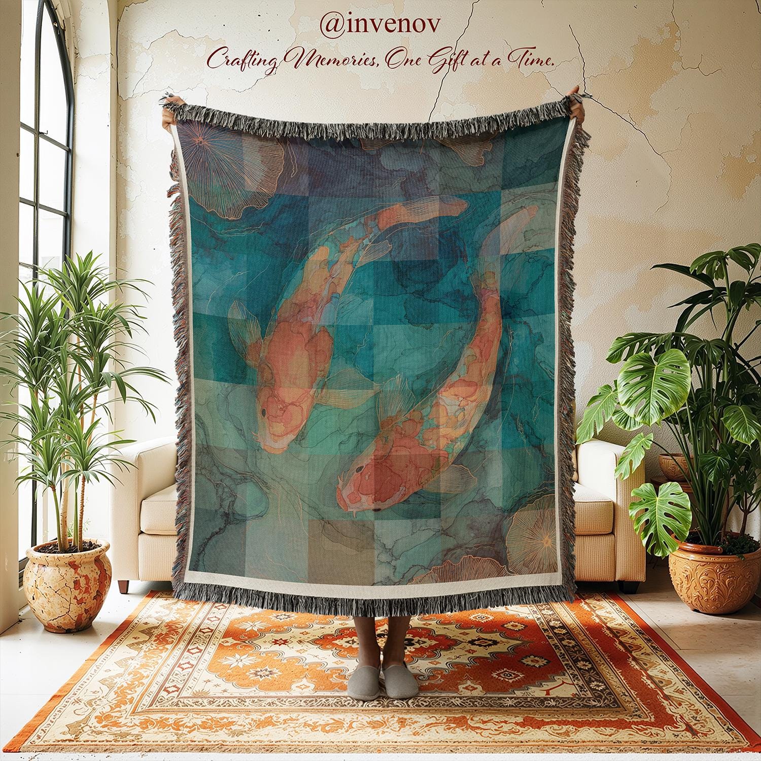 Glitch Blanket - Etsy