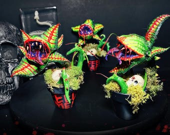 Little Shop of Horrors Audrey 2 Coffee Can Sculpture 6 Inches Tall