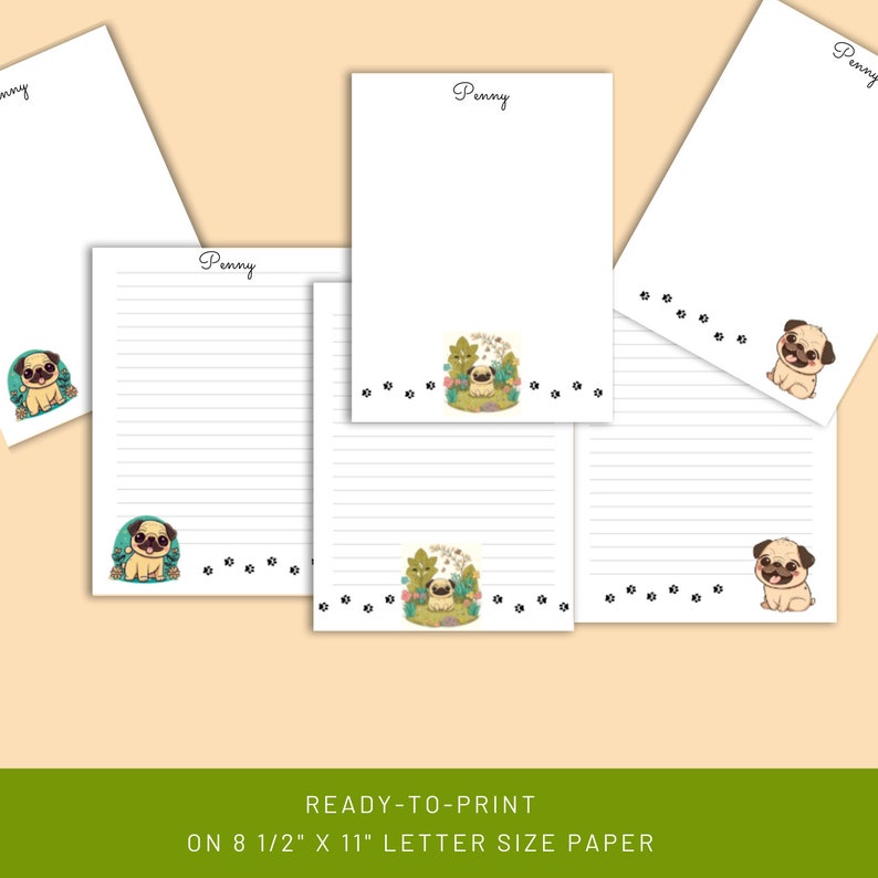 Laumoi 180 Pc Stationery Set - 120 Lined Writing Papers, 60 Envelopes, 96 Stickers, 10 Designs