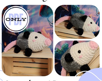 Crochet Jumbo 'Possum Pattern, PDF Download