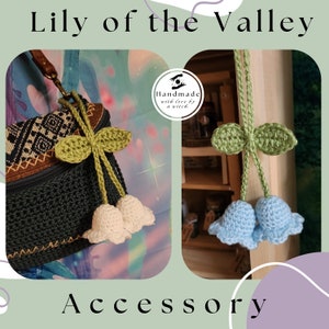 Lily of the Valley Rearview Mirror/Purse Accessory