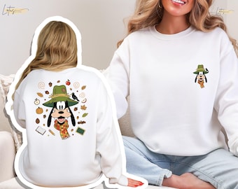 Disney Character Halloween Sweatshirt, Spooky Season Shirt, Fall Family Vacation Outfit, Disney Fan Apparel