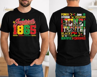 Juneteenth 1865 Shirt, Freedom Day Apparel, Heritage Pride Sweater, Black History African American Tee