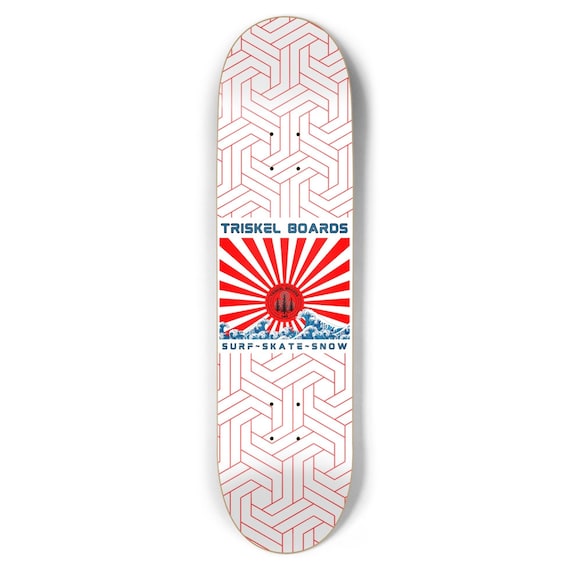 Triskel Boards Rising Sun 8.5 Skateboard - Etsy