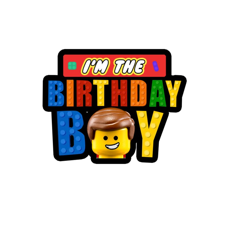 Lego Birthday PNG Etsy