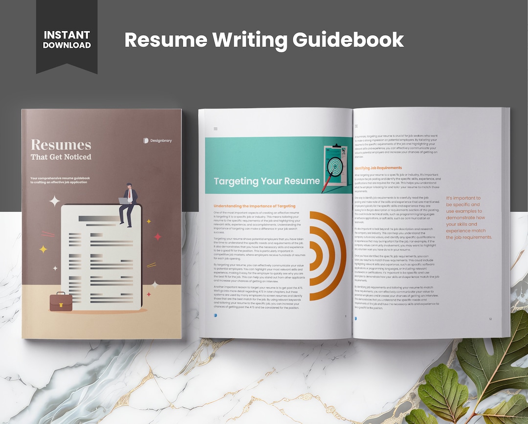 Resume Writing Guidebook - Resumes That Get Noticed - Resume Tips ...