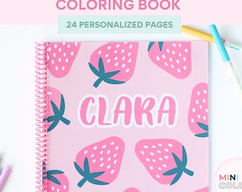 Personalized Girls Coloring Book: Custom Name Activity Book