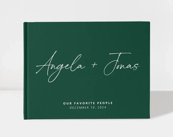 Personalized Guest Book. Custom Wedding Reception Album. Engagement Party Signature Book. Customized Polaroid Guest Signing Experience