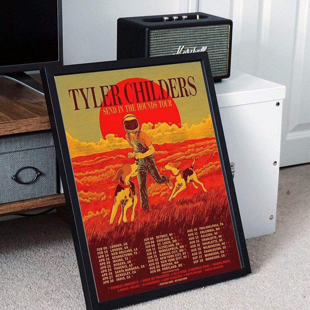 2023 Tyler Childers Tour Poster Home Decor Wall Decor Etsy
