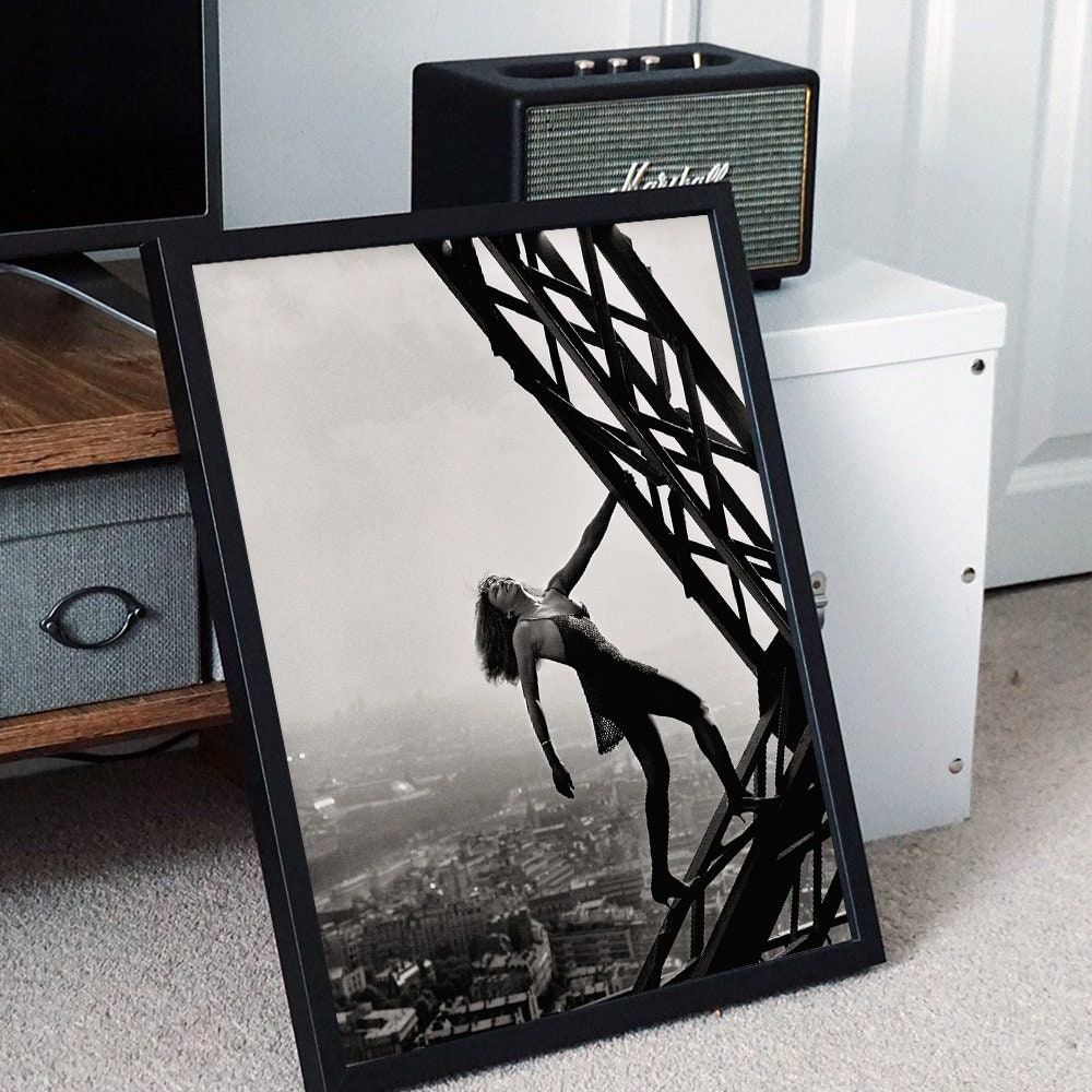 Tina Turner at the Eiffel Tower Poster Home Decor Wall Decor Etsy