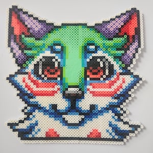 Perler Bead Lupo multicolore