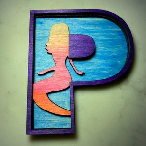 Mermaid Layered Alphabet