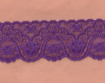Pizzo prugna smerlato 2 3/4&quot;