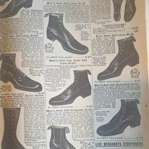 Vintage Sears und Rehbock Katalogseiten