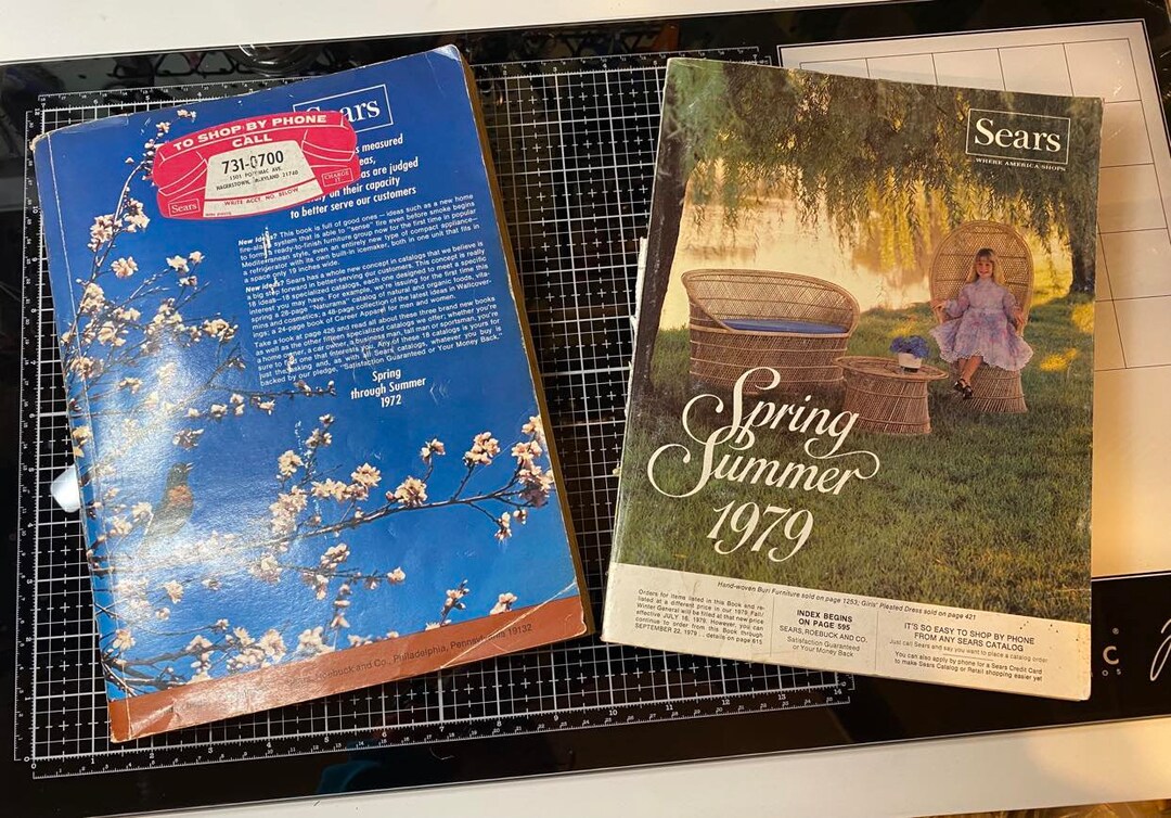 Authentic 1979 Sears & Roebuck Catalog Pages Etsy